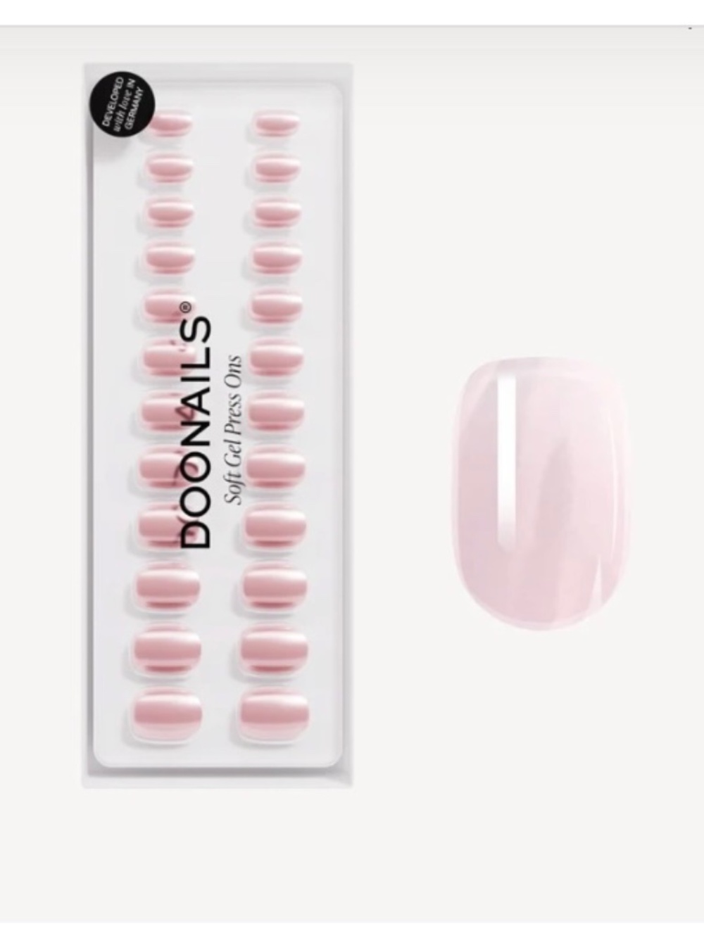 Doonails Extra-Short Square Press-on Nails - Jetset